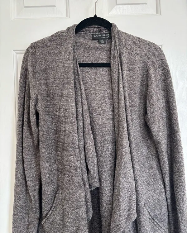 Barefoot dreams cozychic lite knit cardigan - Image 3