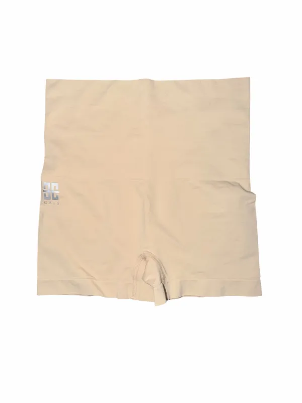 CASS Seamless High-Waisted Shapewear Shorts Size M/L Neutral Nude Spanx Stretch - Image 2