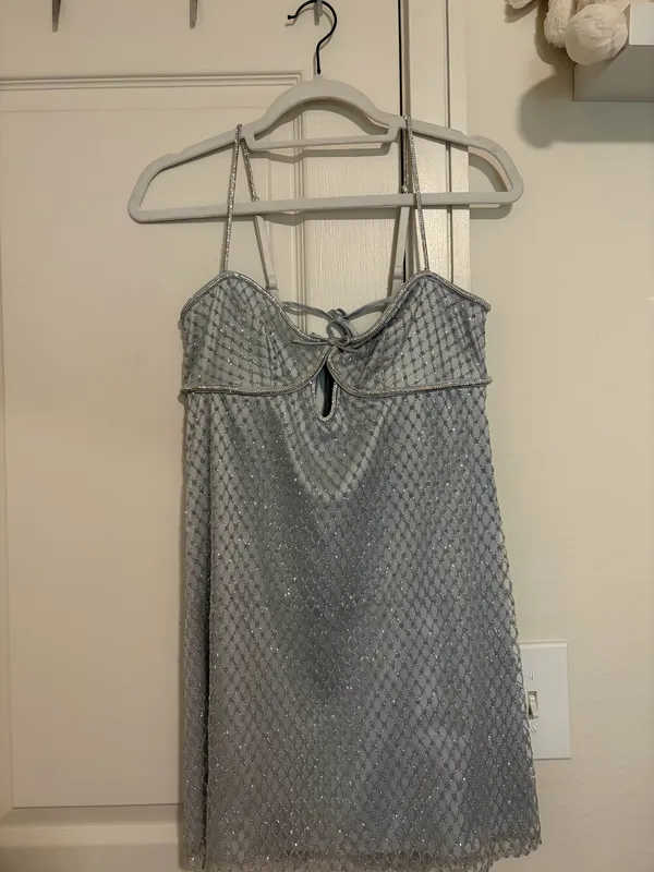 For Love & Lemons Glitter Slip Dress - Image 2