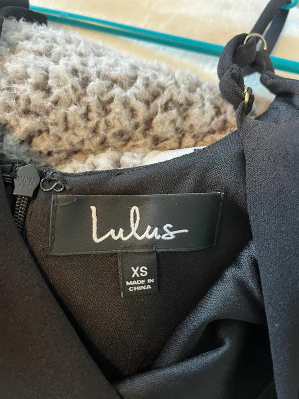 Lulus Black Mini Dress - Image 3
