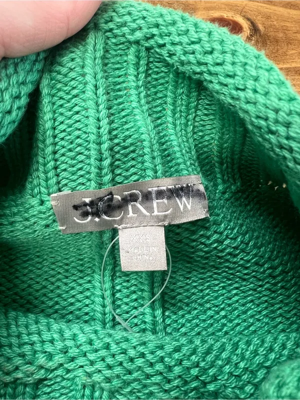 J. Crew 2025 Rollneck in Summer Yard Green Size XXS - Image 9