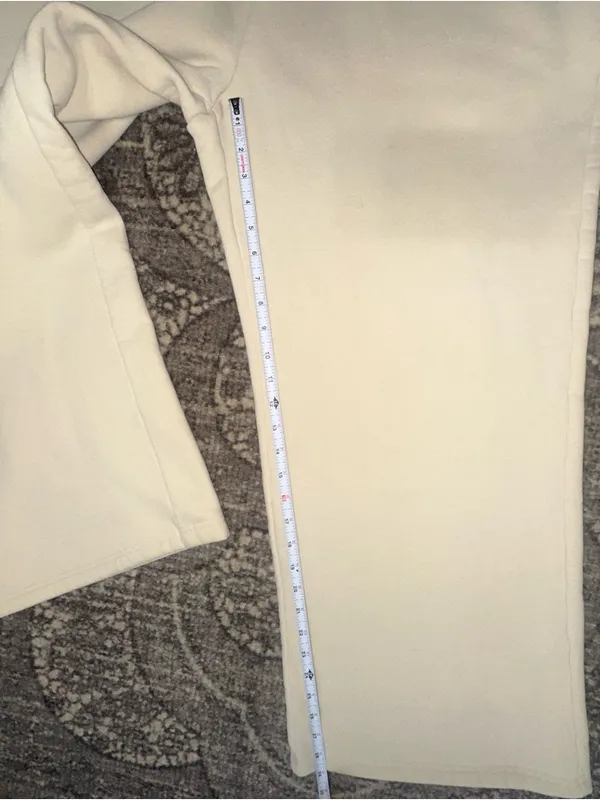 Comfit Uni-Sex Size 2XL Bone Cream Cozy Signature Straight Leg Sweatpants - Image 6