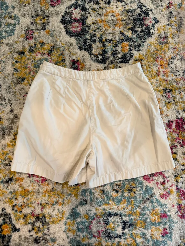 Ann Taylor Cream Cotton Bermuda Shorts - Image 6