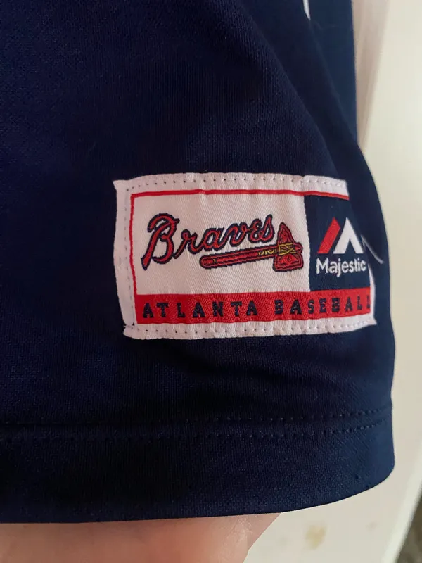 Majestic Atlanta Braves Jersey Shirt - Image 2