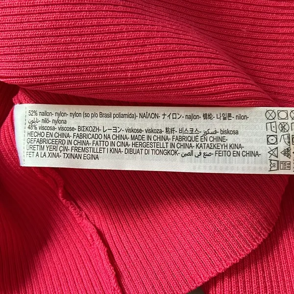 Zara Fuchsia Ribbed Cropped Tie‎ Top Size Med NWOT - Image 12