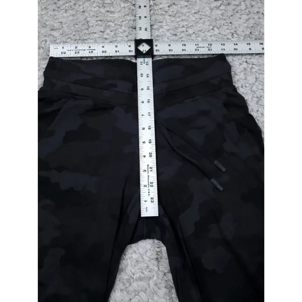 Lululemon Ready To Rulu Jogger Pants 29" Black Gray Camo Size 6 Women's - Image 9