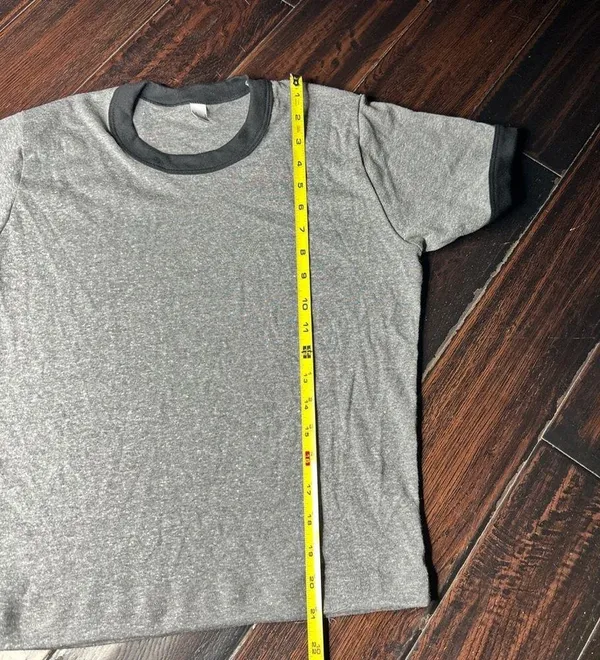Short sleeve Basic tee shirt Los Angeles Apparel casual summer beach indie - Image 3