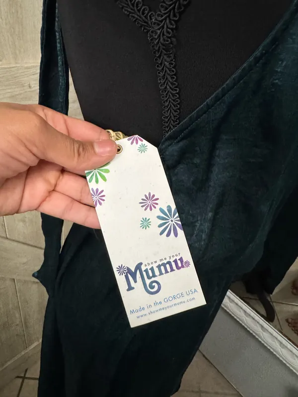 Show me Your Mumu dark green maxi dress - small - Image 6