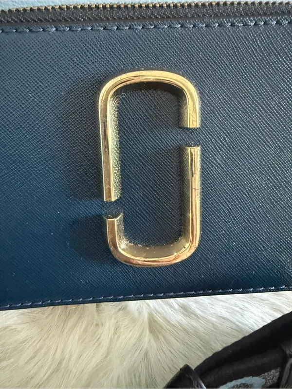 Marc Jacobs The Snapshot Navy Blue Sea Crossbody Camera Bag. Measures approximat - Image 2