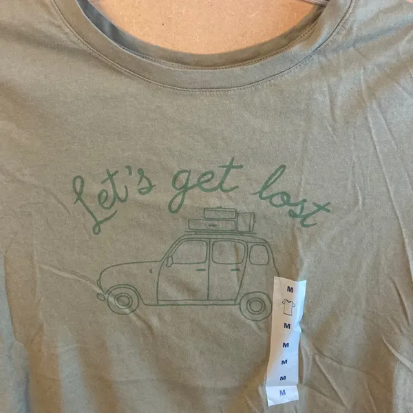 NWT Old Navy “let’s get lost” tshirt M - Image 2