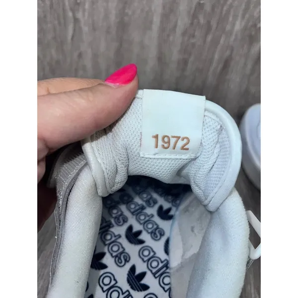 Adidas Women's Forum Low Sneakers White Rose‎ Gold Size 8.5 Casual - Image 5