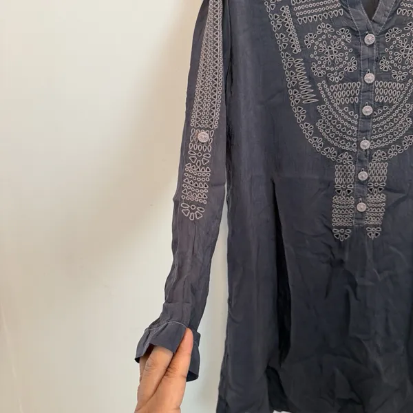 Johnny Was embroidered tunic blouse Size S - Image 3