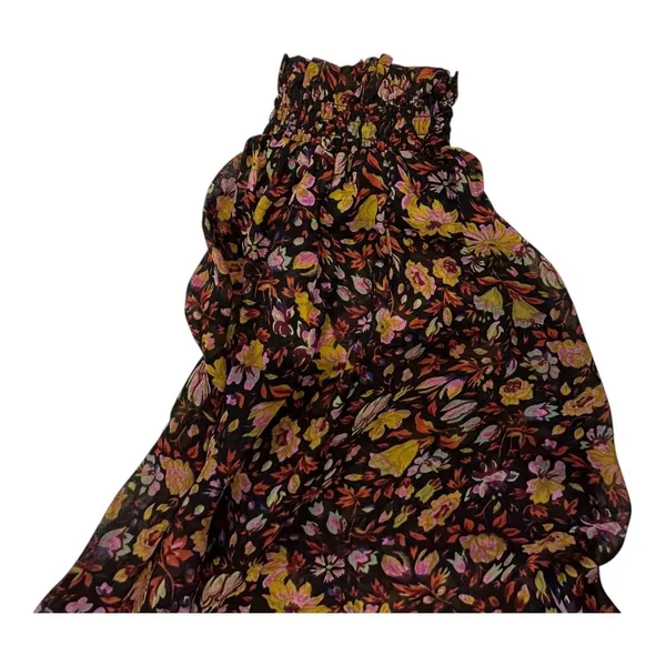 Anthropologie Womens Size-S Bohemian Floral Pauline Balloon Sleeve‎ Blouse - Image 9