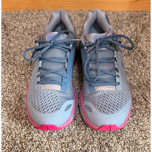 Under Armour HOVR Guardian 2 Womens Gray Pink Running Shoes 3022598-403 Size 12 - Image 4