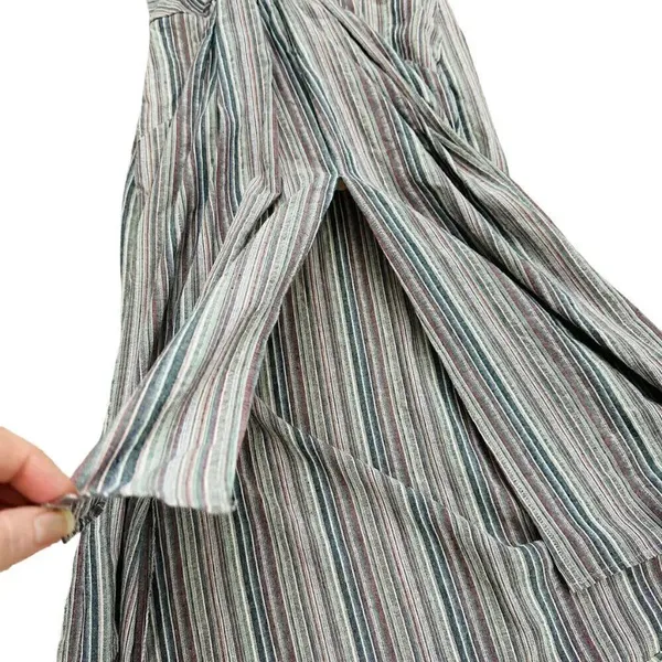 COPY - Vici Striped Twist Front Midi Dress Size Medium - Image 6