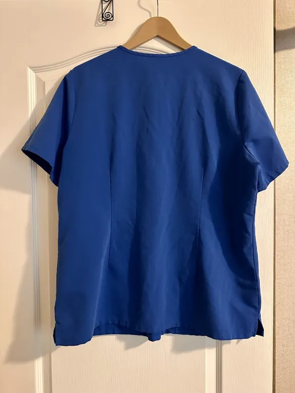 FIGS - Royal Blue Casma Scrub Top - Great Condition! - Image 4