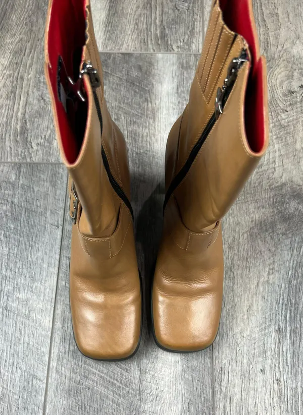 Tommy Hilfiger Brown Y2K Boots - Image 7