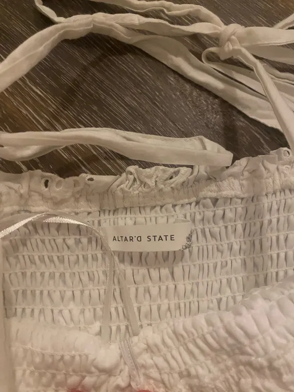 Altar'd State White Dress Lace - Image 4