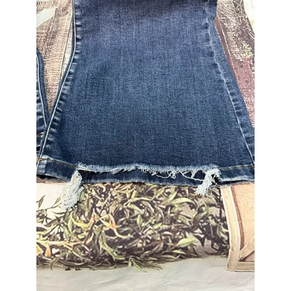 Blakeley Jeans size 4x rebel tummy control dark blue 34" inseam wide leg - Image 6