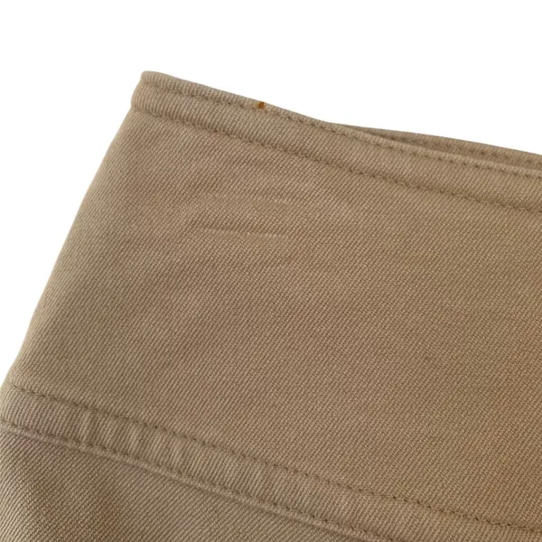Vintage Lauren Ralph Lauren Khaki Pencil Skirt 6 Double Buckle - Image 8