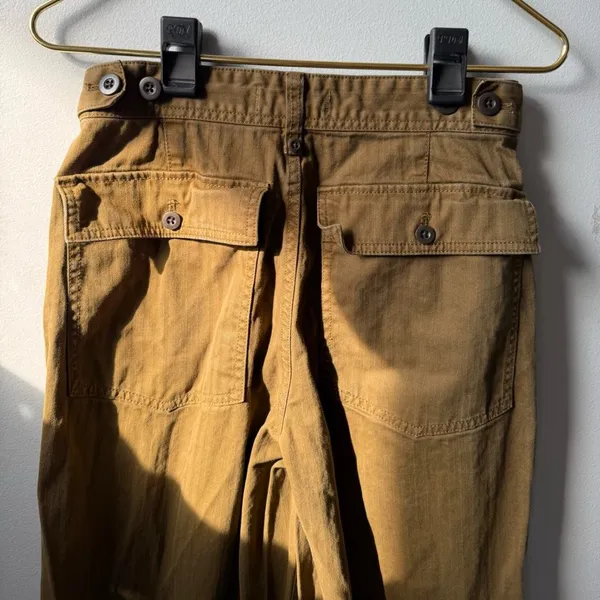 Madewell Tan brown utility pants with a relaxed fit 🔥 - Image 5