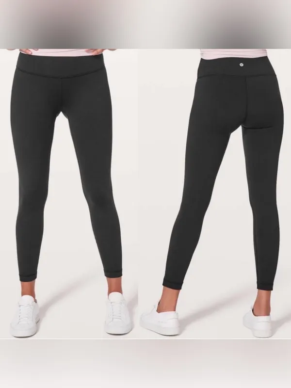 Lululemon Wunder Under High-Rise 7/8 Tight Full-On Luon Black Size 6 - Image 2