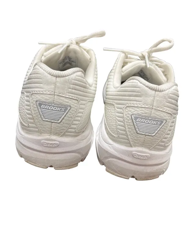 Brooks Addiction womens white leather casual walking sneakers sz 11B SKU 10-706 - Image 13