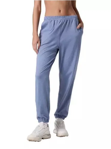 Vuori Women’s Blue‎ Boyfriend Jogger Lounge Sweatpants VW457 - Image 9