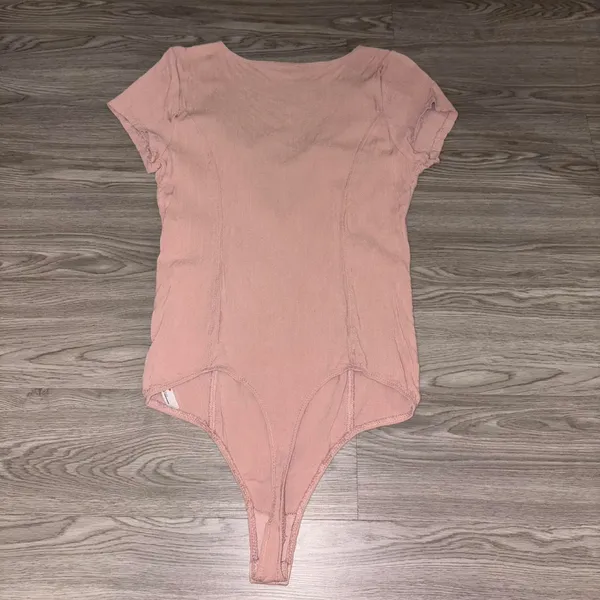Intimately Free People Pink V Neck Bodysuit - Image 5