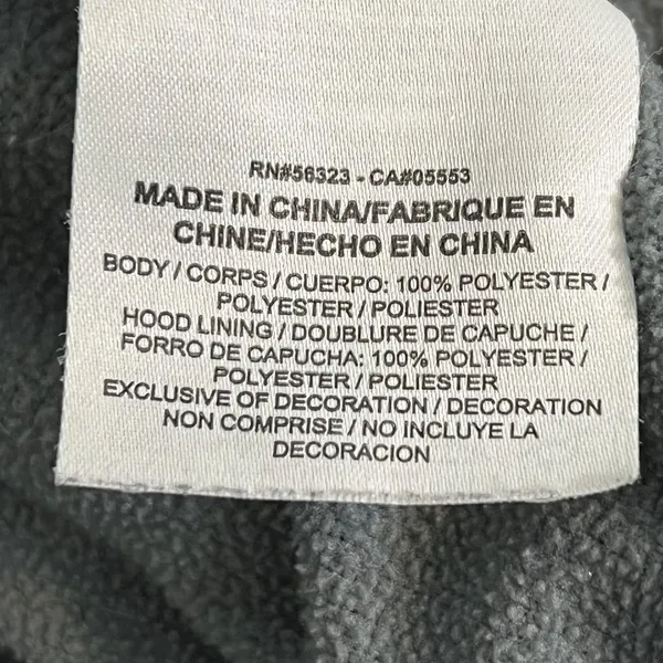 Nike Therma-Fit Hoodie Womens L Gray Mint Fleece Pullover Thumbholes Sweatshirt - Image 5