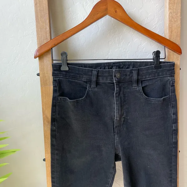 American Eagle Outfitters Black Super High-Rise Skinny Jean Jeggings - Image 2