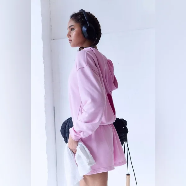 NWT FP Movement Such A Flirt Romper in Powder Pink $98 Retail - Image 5