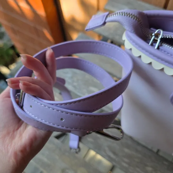 Boxlunch Exclusive Hello Kitty Purple Lilac Pastel Shoulder Bag - Image 8