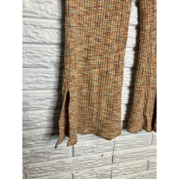 Free People FP Movement Flare Legging Womens Medium Multi Color Excellent Ribbed - Image 3