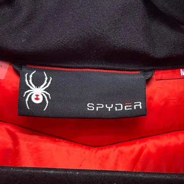 Spyder Puffer‎ Ski Jacket Black Medium - Image 6