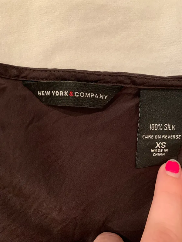 New York & Co. Silk Tank Top - Image 3