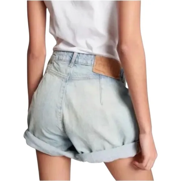 ONE TEASPOON x Free‎ People Kansas Streetwalker High Rise Denim Shorts 24 New - Image 4