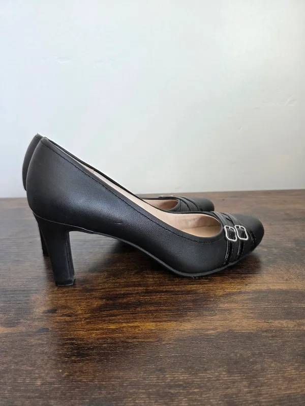 Life Stride Velocity Memory Foam Mickie Heel Shoe Black Professional Size 8.5 M - Image 5