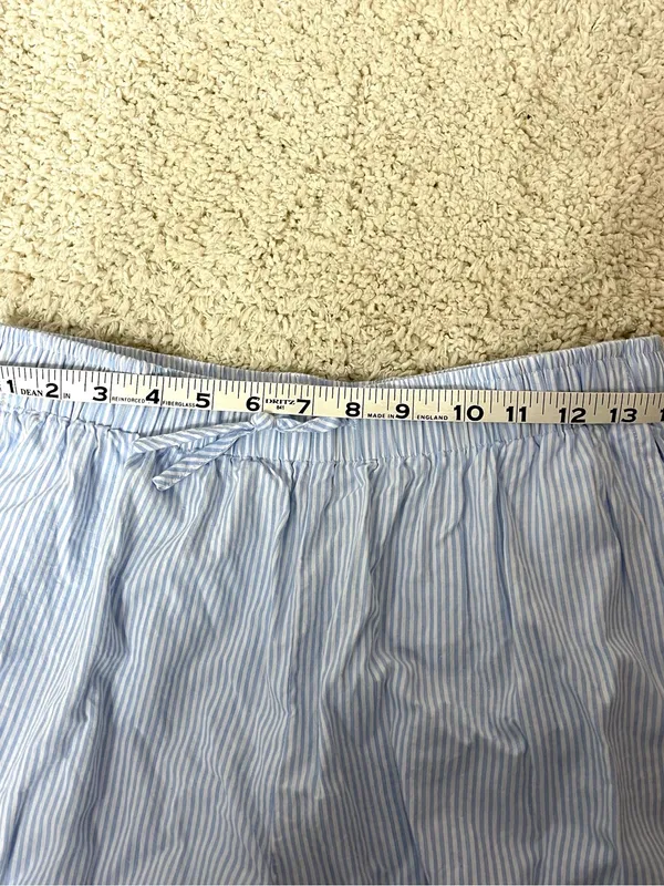 Daisy Street Women's Light Blue Striped Wide-Leg Trousers - Image 5