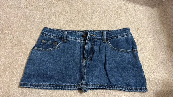 Edikted Skirt Mini Denim - Image 2