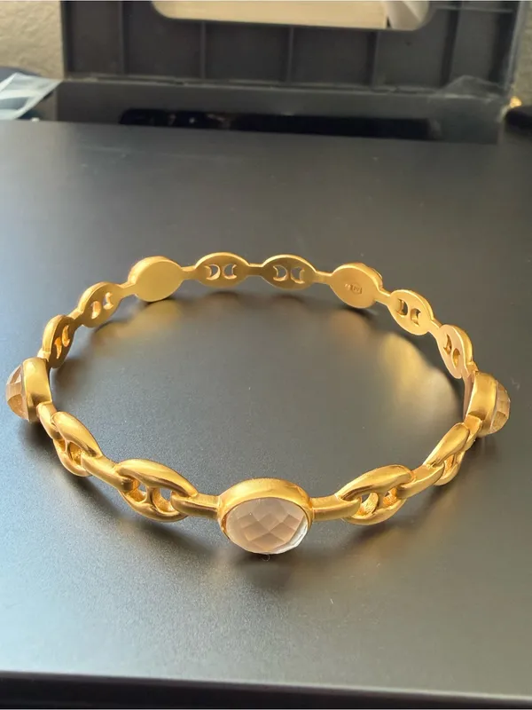 NWOT Julie Vos Gold Bracelet - Image 3