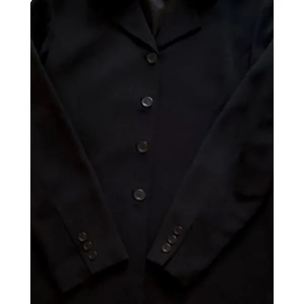 Garfield Marks Blazer Womens Size 6 Black Lined 4 Button Front Collar USA Made - Image 13