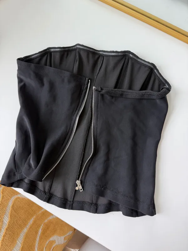 Amazon Black Boned Strapless Tube Top - Image 2