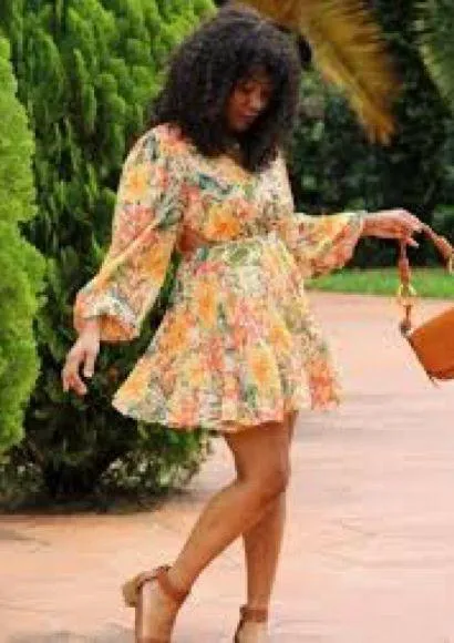 Flying Tomato floral print mini dress - Image 2