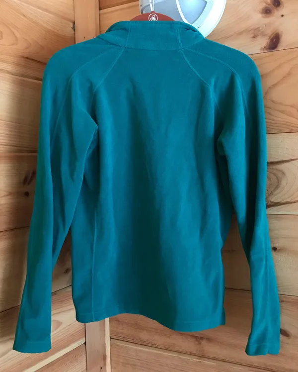 Nike GREEN ACG COLLAB QUARTER ZIP LOGO EMBROIDERED SWEATSHIRT TOP FLEECE - Image 3
