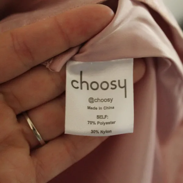 Choosy Copper Rose Organza Dress Size Small - Image 9