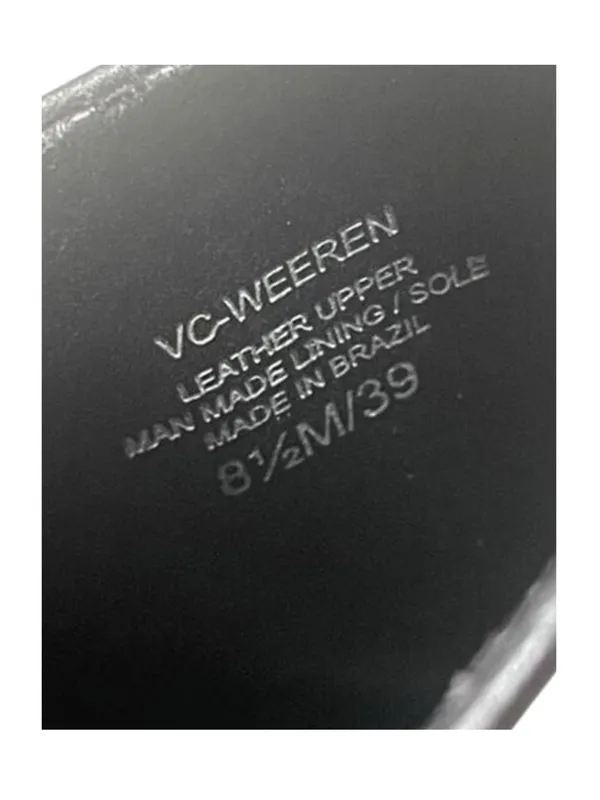 Vince Camuto 𖤐 Weeren Heel Mule Boot Bootie 𖤐 Black Leather 𖤐 8.5M 𖤐 Worn Once - Image 5