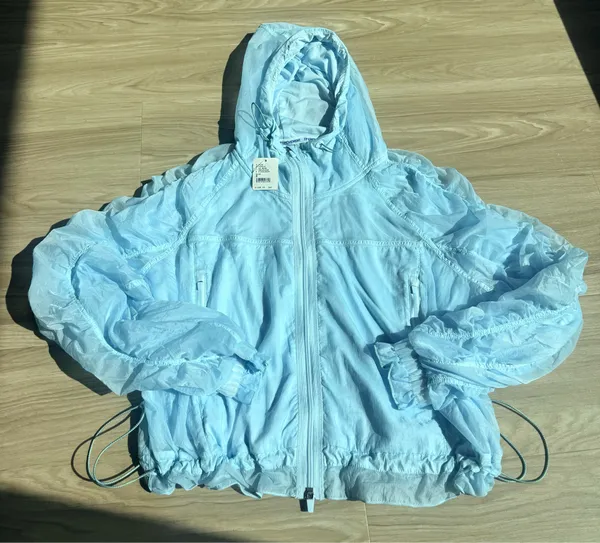 Free People Sheer Bliss Windbreaker Jacket - Image 2