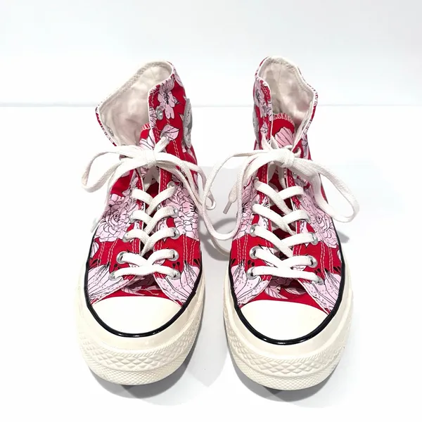 Converse Chuck Taylor All Star Vintage Cherry Blossom High Top Sneakers - Image 2