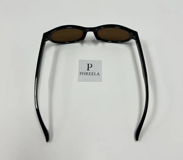 Small oval brown sunglasses / round sunglasses - Image 4